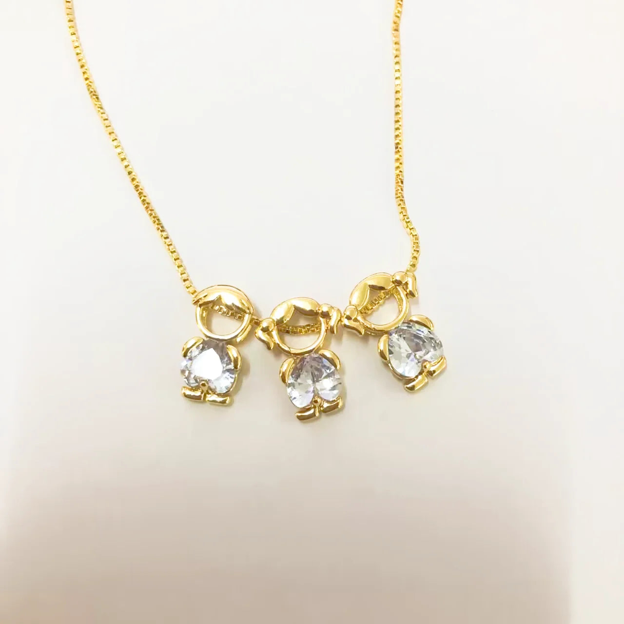 Elegant Heart-Shaped Crystal Zircon Pendant Necklaces for Women and Children - Perfect Birthday Gift Jewelry