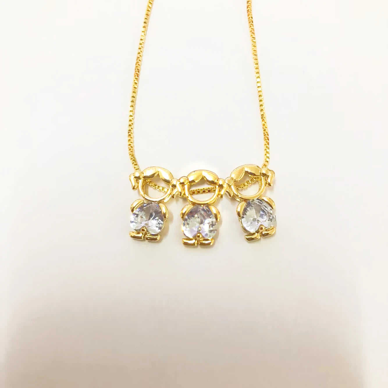 Elegant Heart-Shaped Crystal Zircon Pendant Necklaces for Women and Children - Perfect Birthday Gift Jewelry
